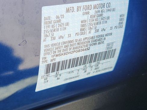 Certified 2023 Ford Explorer XLT AWD/4WD image 20