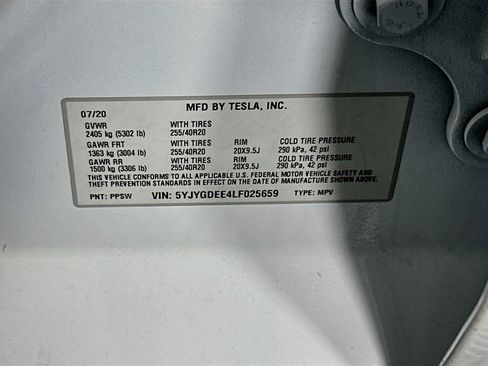 Used 2020 Tesla Model Y Long Range AWD/4WD image 12