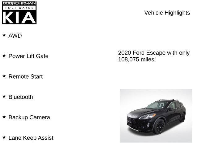 Used 2020 Ford Escape Titanium AWD/4WD image 7