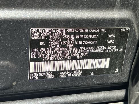 Used 2025 Toyota RAV4 LE AWD/4WD image 35