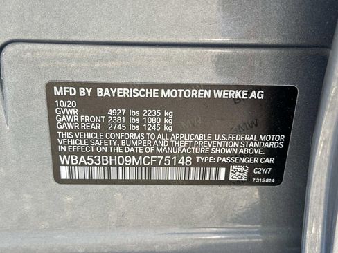 Used 2021 BMW 530i w/ Premium Package RWD image 42