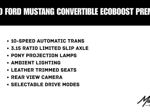 Used 2020 Ford Mustang Premium image 1