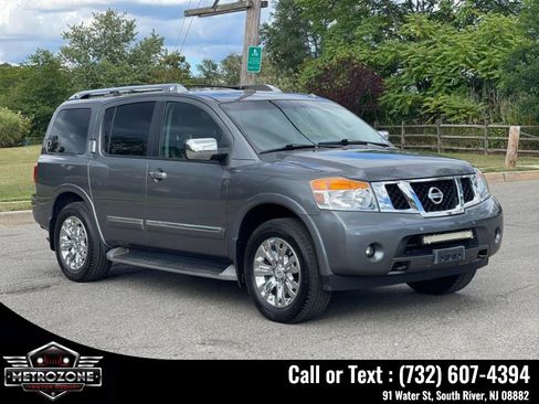 Used 2015 Nissan Armada Platinum w/ 2nd Row Captain Seat Package AWD/4WD image 11