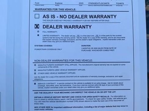 Used 2020 Ford Explorer XLT w/ Equipment Group 202A AWD/4WD image 28