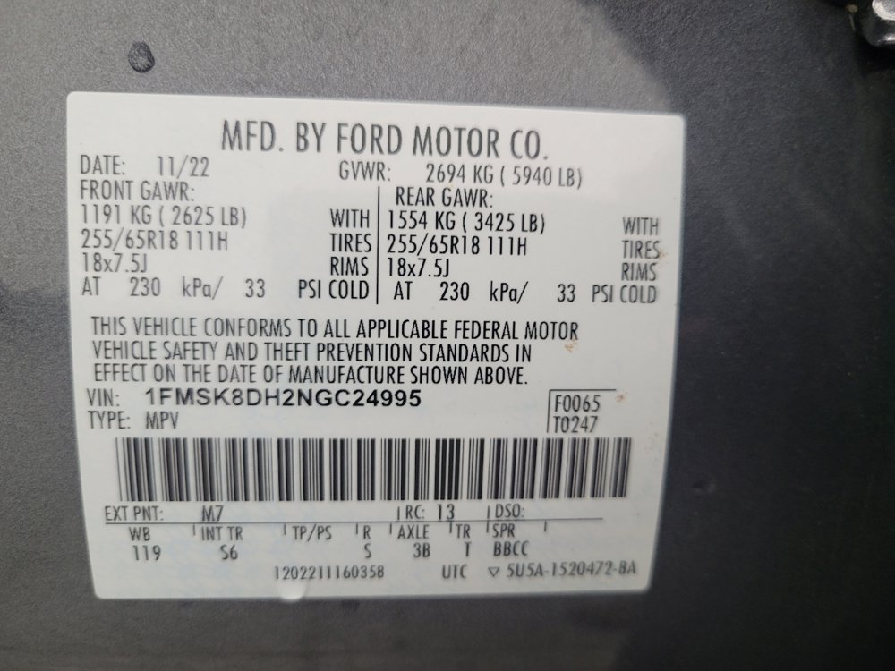 Used 2022 Ford Explorer XLT w/ Equipment Group 202A AWD/4WD image 33
