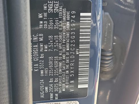 Certified 2025 Kia Sorento S w/ Panoramic Sunroof Package AWD/4WD image 30