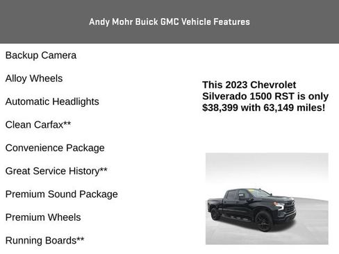 Used 2023 Chevrolet Silverado 1500 RST w/ Max Trailering Package AWD/4WD image 4