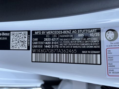 New 2026 Mercedes-Benz S 580 4MATIC Sedan image 30