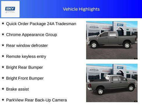 New 2025 RAM 2500 Tradesman w/ Chrome Appearance Group image 11