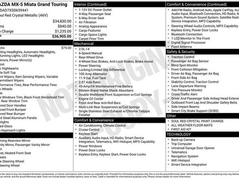 New 2025 MAZDA MX-5 Miata Grand Touring image 4