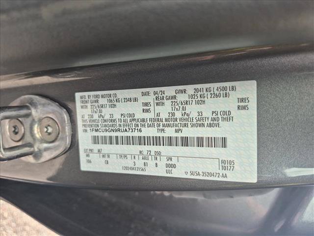 Used 2024 Ford Escape Active AWD/4WD image 25