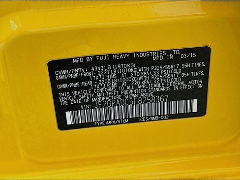 Used 2015 Subaru Crosstrek 2.0i Premium w/ Special Edition Package AWD/4WD image 12