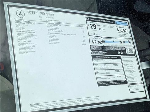 Certified 2025 Mercedes-Benz C 300 Sedan image 17