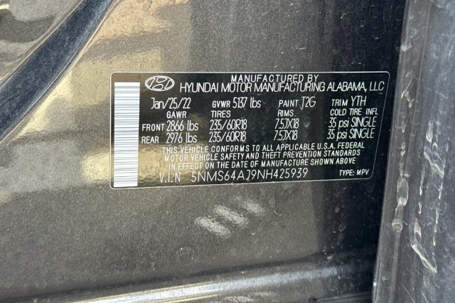 Used 2022 Hyundai Santa Fe SEL w/ Convenience Package FWD image 36