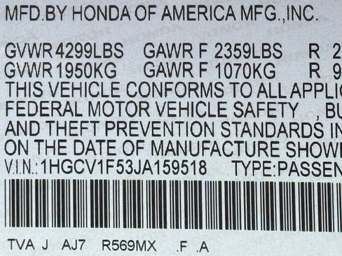 Used 2018 Honda Accord EX-L image 52
