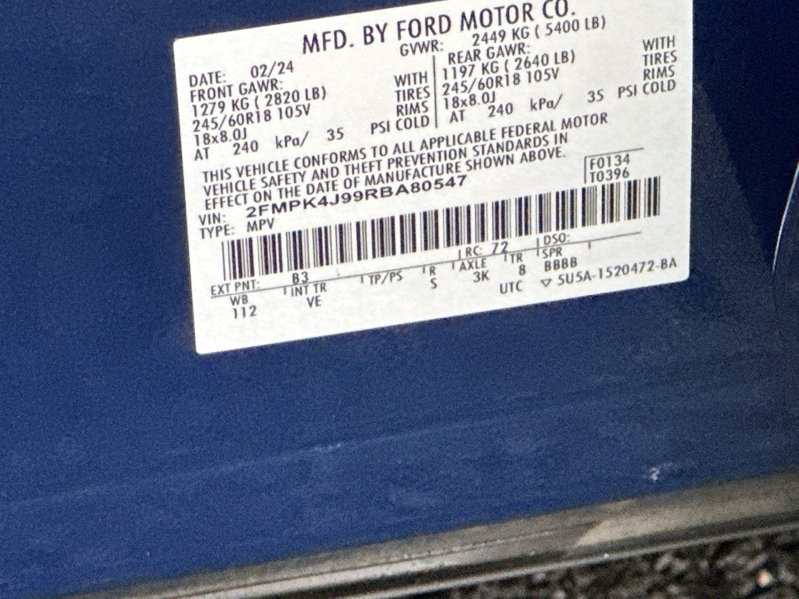 Used 2024 Ford Edge SEL AWD/4WD image 29
