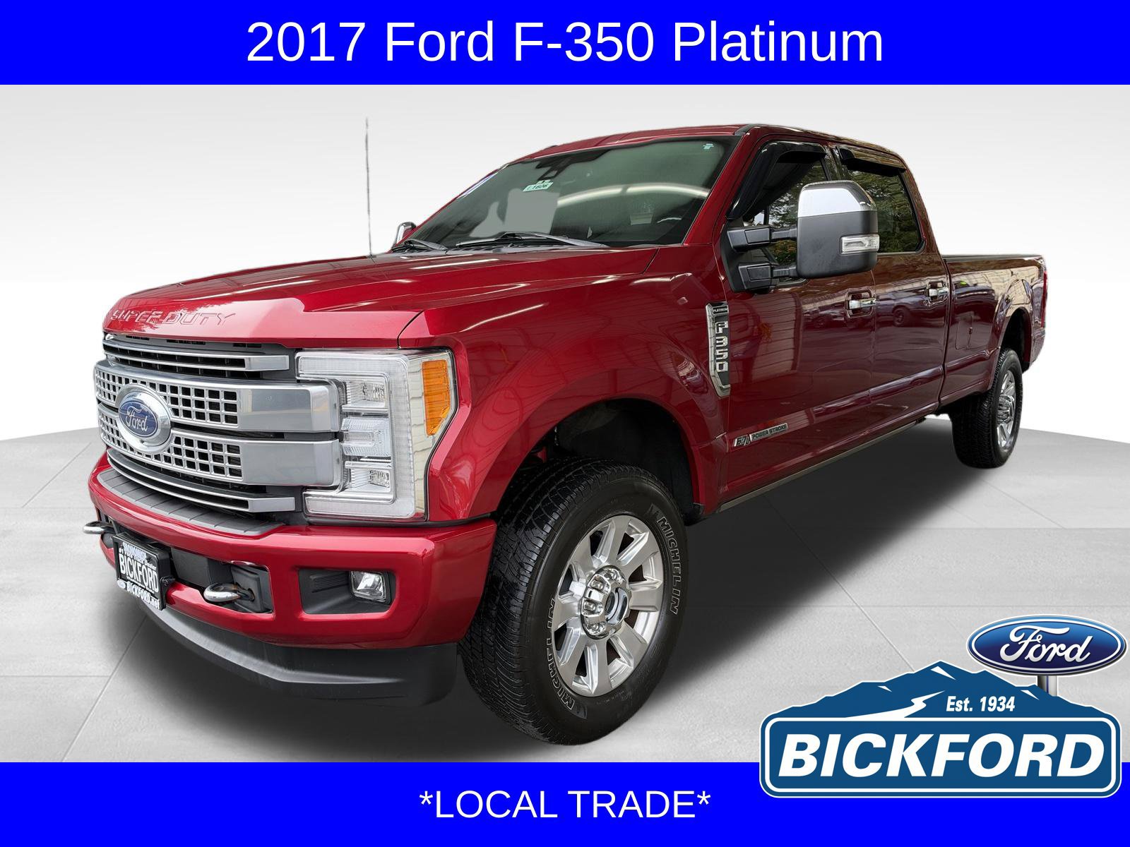 Used 2017 Ford F350 Platinum w/ Platinum Ultimate Package AWD/4WD image 1