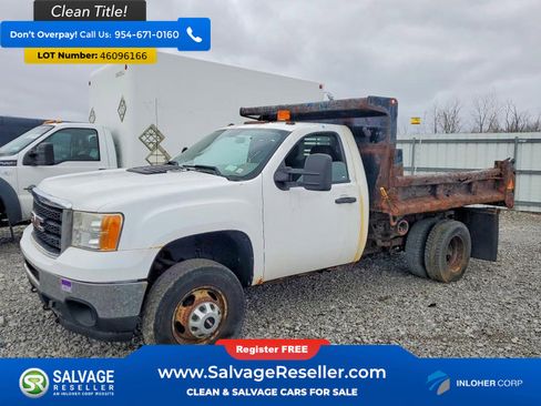 Used 2013 GMC Sierra 3500 W/T w/ Snow Plow Prep Package image 1