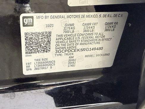 Used 2024 Chevrolet Silverado 1500 Custom Trail Boss image 23