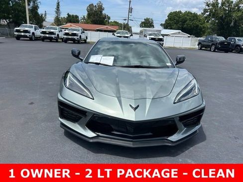 Used 2024 Chevrolet Corvette Stingray Preferred Cpe w/ Stealth Interior Trim Package RWD image 2