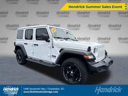 Used 2022 Jeep Wrangler Unlimited Sport w/ Sun And Sound Package AWD/4WD image 1