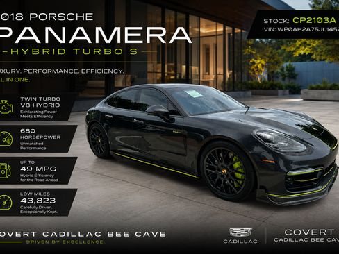 Used 2018 Porsche Panamera Turbo S AWD/4WD image 1