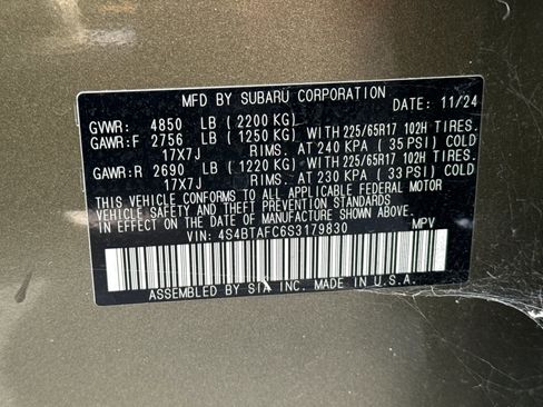 Used 2025 Subaru Outback Premium AWD/4WD image 40