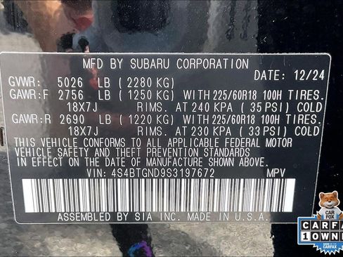 Certified 2025 Subaru Outback Limited XT AWD/4WD image 33