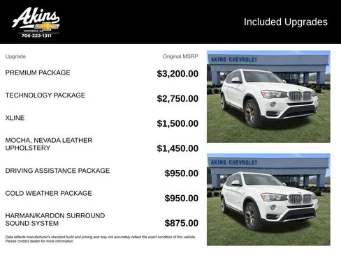 Used 2017 BMW X3 xDrive28i w/ Premium Package image 3