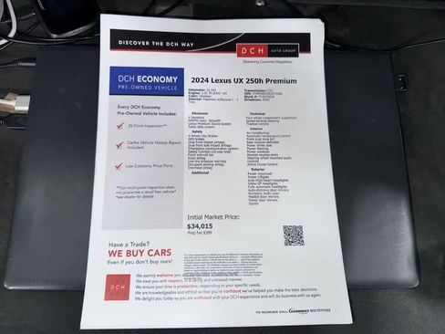 Used 2024 Lexus UX 250h Premium image 13