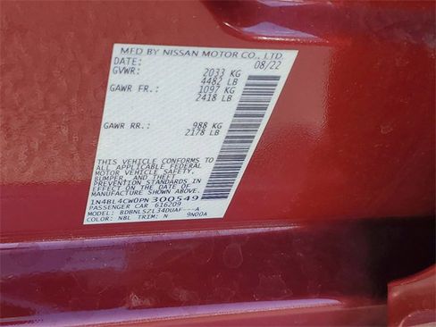 Certified 2023 Nissan Altima 2.5 SR w/ SR Premium Package image 33