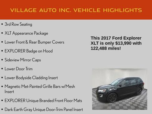 Used 2017 Ford Explorer XLT w/ XLT Technology Feature Bundle AWD/4WD image 14