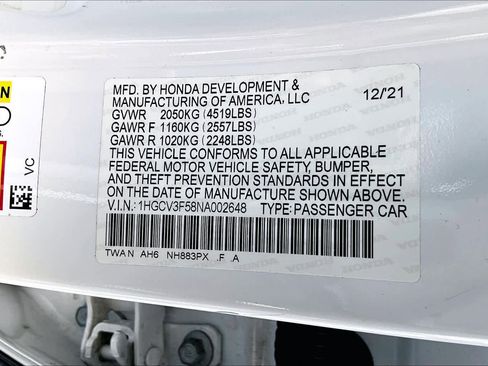 Used 2022 Honda Accord EX-L image 33