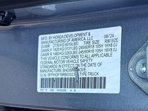 Used 2024 Honda Ridgeline Sport image 36