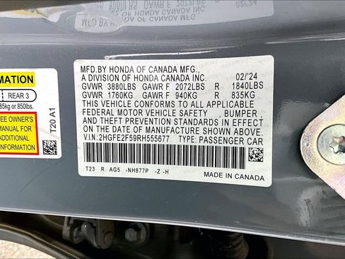 Used 2024 Honda Civic Sport image 16