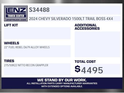 Used 2024 Chevrolet Silverado 1500 LT Trail Boss image 2