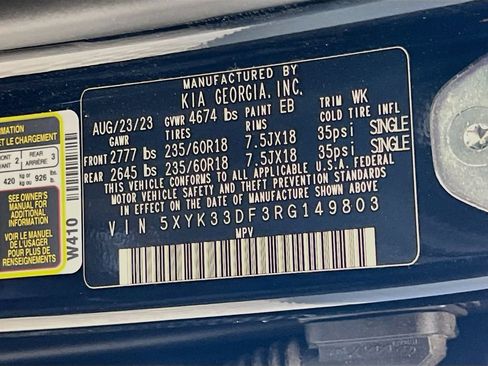 Certified 2024 Kia Sportage EX FWD image 13