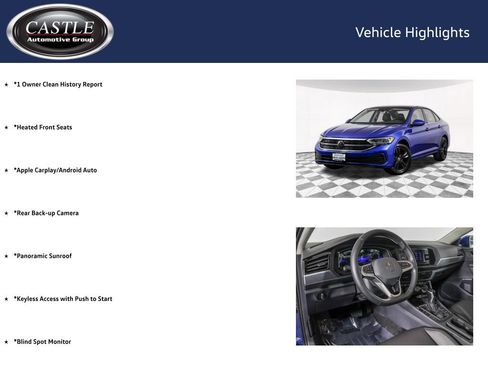 Used 2023 Volkswagen Jetta SE w/ Panoramic Sunroof Package FWD image 4