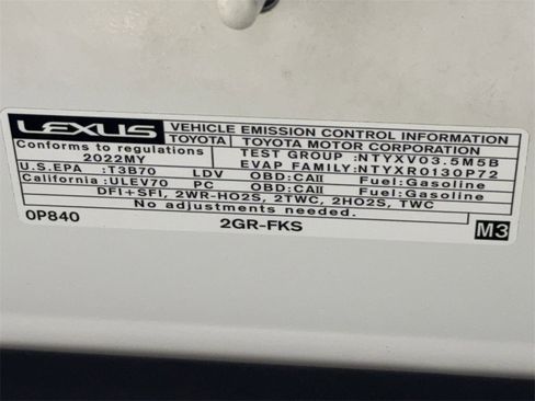 Used 2022 Lexus ES 350 image 58