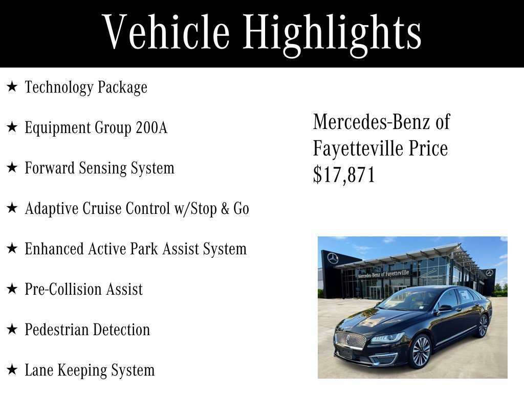 Used 2017 Lincoln MKZ Select w/ Technology Package FWD image 6