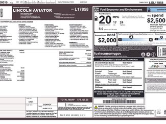 Used 2020 Lincoln Aviator Reserve w/ Equipment Group 202A AWD/4WD video 2