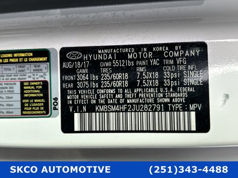 Used 2018 Hyundai Santa Fe SE w/ Cargo Package image 28