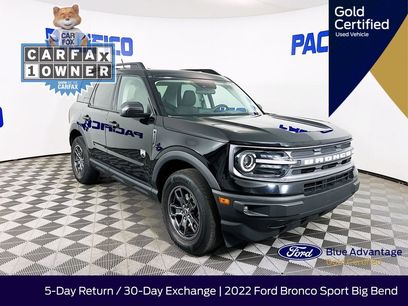 Certified 2022 Ford Bronco Sport Big Bend w/ Convenience Package
