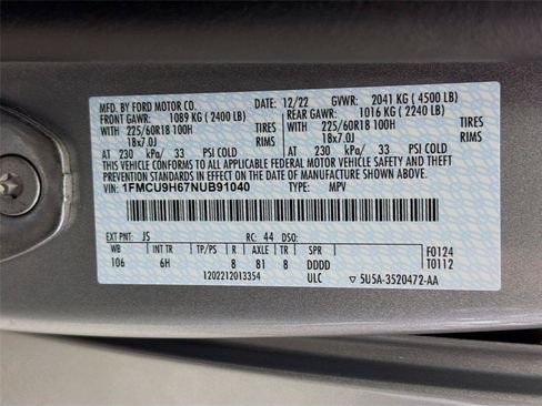 Used 2022 Ford Escape SEL AWD/4WD image 39