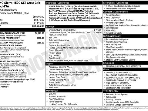 Certified 2019 GMC Sierra 1500 SLT w/ SLT Premium Plus Package image 27