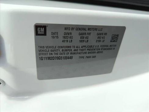 Used 2016 Chevrolet Corvette Stingray Coupe w/ 3LT Preferred Equipment Group image 14