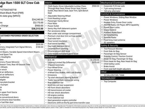 Used 2010 Dodge Ram 1500 Truck SLT AWD/4WD image 32