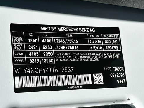 New 2026 Mercedes-Benz Sprinter 2500 image 29