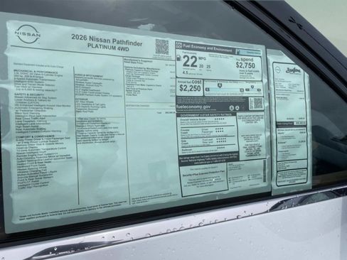 New 2026 Nissan Pathfinder Platinum AWD/4WD image 19