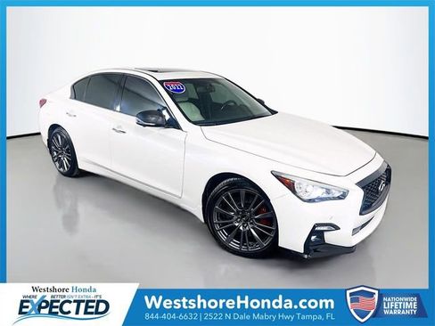 Used 2022 INFINITI Q50 Red Sport 400 AWD/4WD image 1